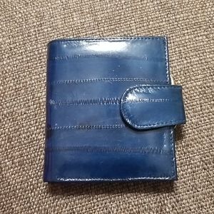 Eel Skin Bifold Wallet